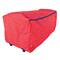 57" Red Quilted Rolling Christmas Tree Storage Bag for Trees up to 9ft.